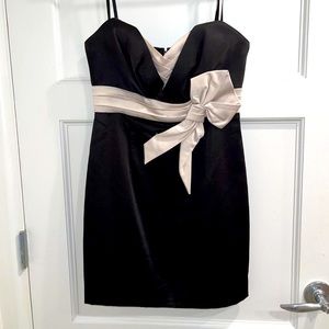 BCBGMaxAzria bow mini dress